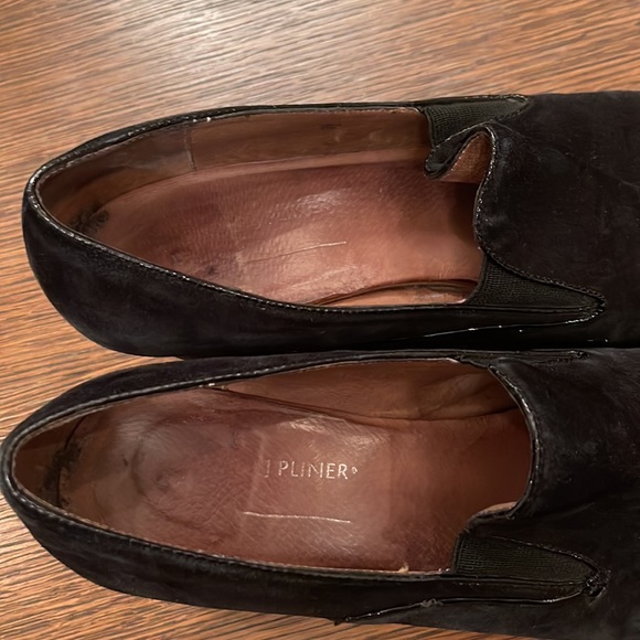 Donald J. Pliner Melia Black Suede Wedge Heels - Picture 9 of 9